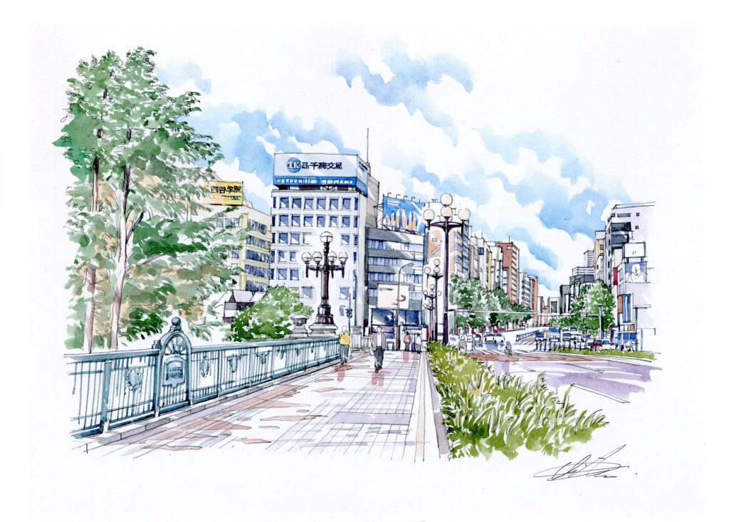 四谷　見附橋 ～わせだ新宿百景～